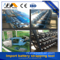 Automatische batterij aangedreven huisdier plastic omzetmachine gereedschap